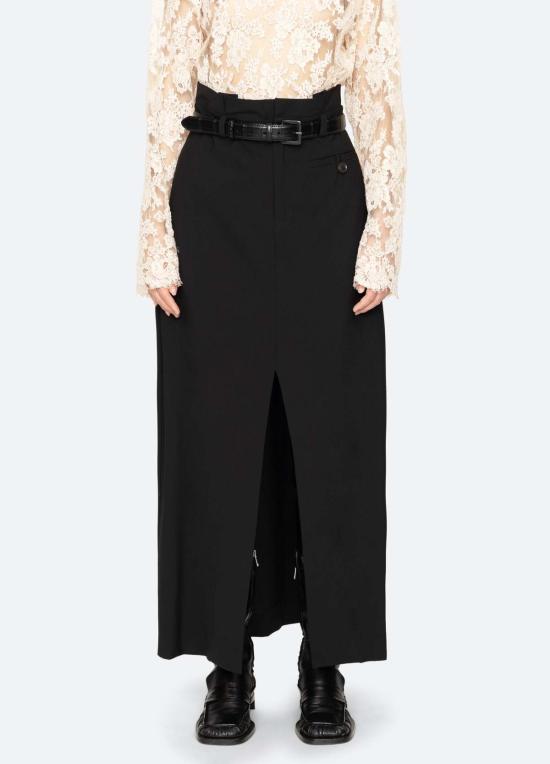  씨뉴욕 롱 스커트 AW26 121 BLACK - SEA NY