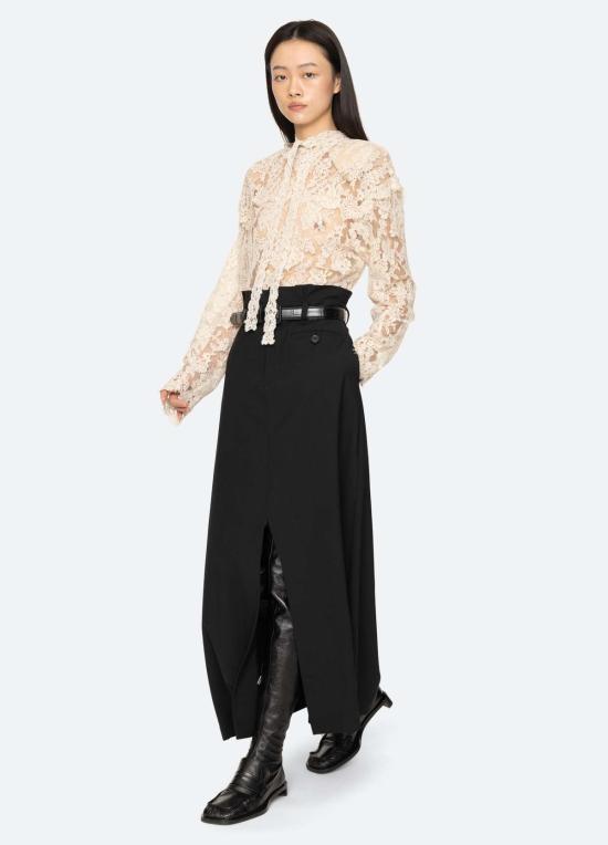  씨뉴욕 롱 스커트 AW26 121 BLACK - SEA NY