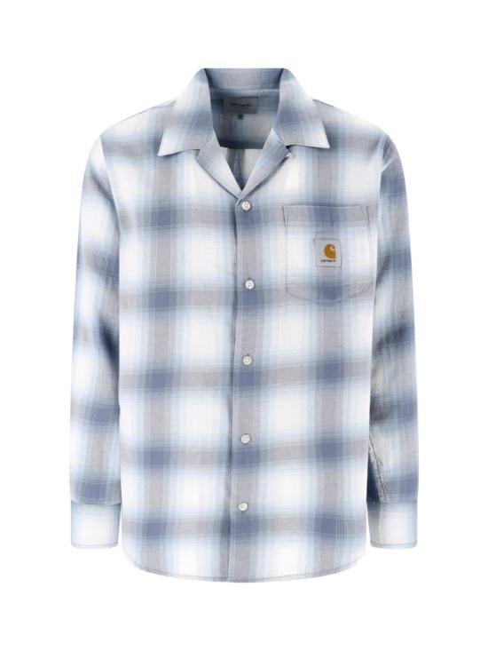 26FW 칼하트 WIP 긴팔 셔츠 I036807 3TRXX Light blue