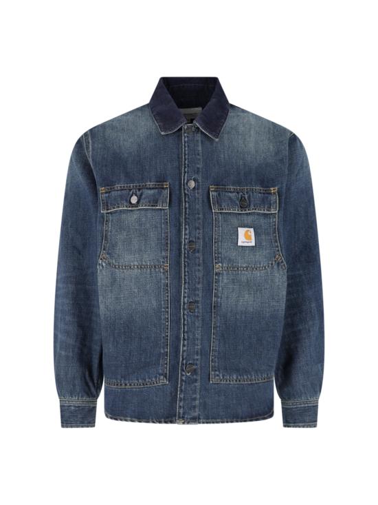 26FW 칼하트 WIP 데님 자켓 I037532 4534Q Blue