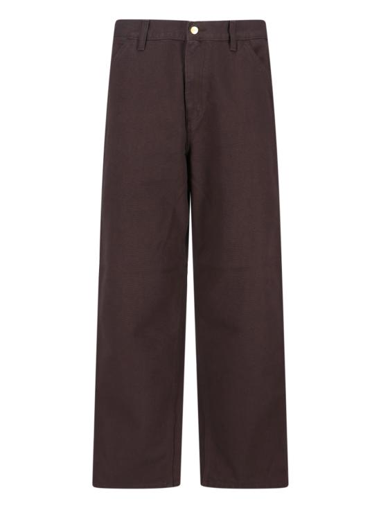 26FW 칼하트 WIP 디어본 캔버스 싱글 니 팬츠 I031497 4702 BROWN