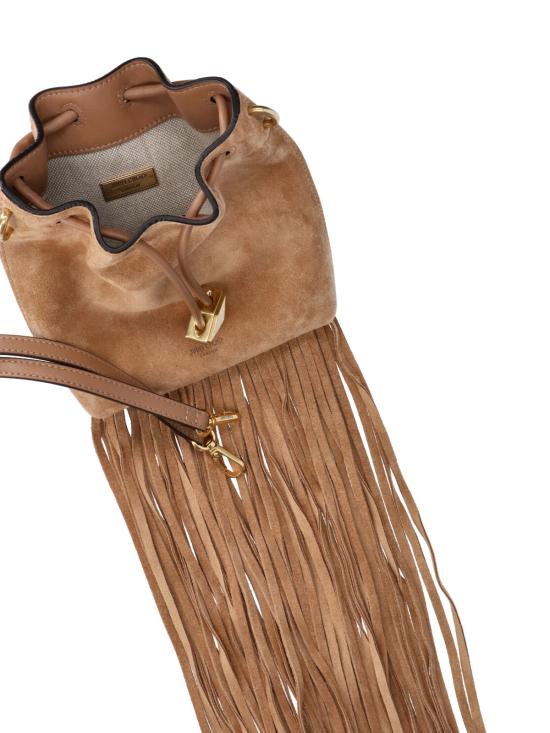 26FW 지미추 크로스백 BON BON BCKT N S MN JSU TOFFEE GOLD Brown - JIMMY CHOO