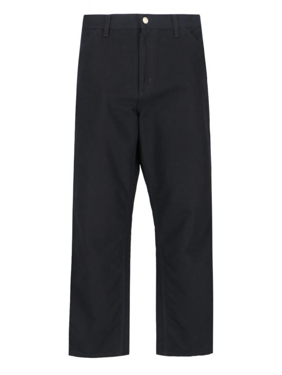 26FW 칼하트 WIP 디어본 캔버스 싱글 니 팬츠 I031497 8902 BLACK