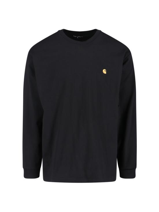 26FW 칼하트 WIP 롱슬리브 체이스 티셔츠 I026392 00FXX Black