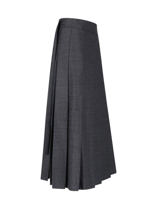 26FW 로에 롱 스커트 820 32 417 021 Grey - ROHE