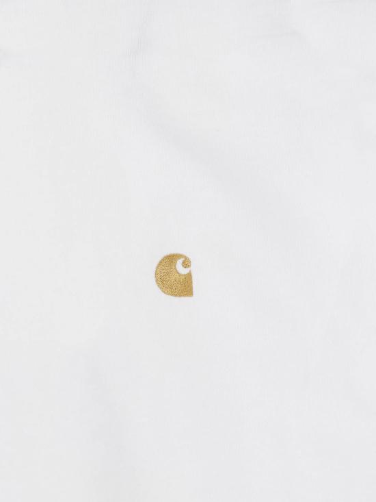26FW 칼하트 WIP 롱슬리브 체이스 티셔츠 I026392 00RXX White - CARHARTT WIP