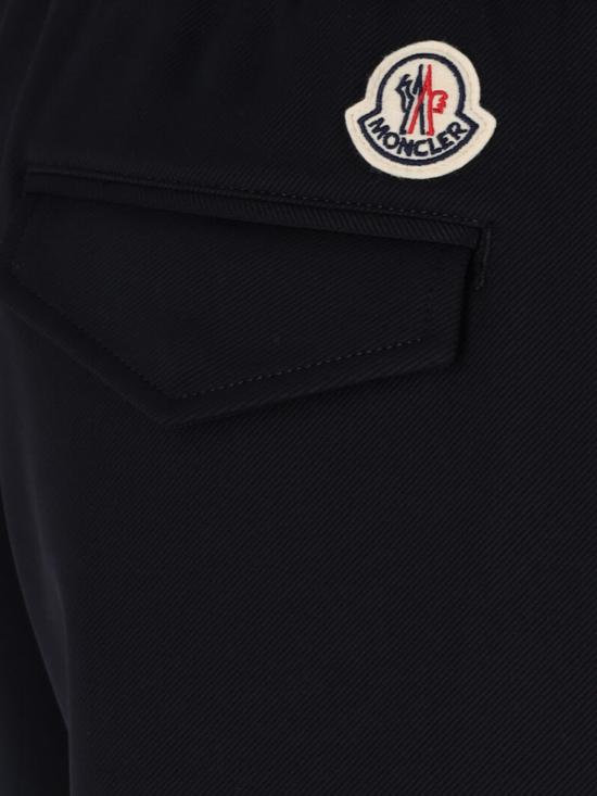 26FW 몽클레어 스트레이트 팬츠 091 2A000 33 89ALO 999 BLACK - MONCLER