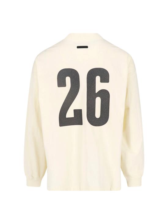 26SS 피어오브갓 반팔 티셔츠 RW00272 CHALK CREAM - FEAR OF GOD