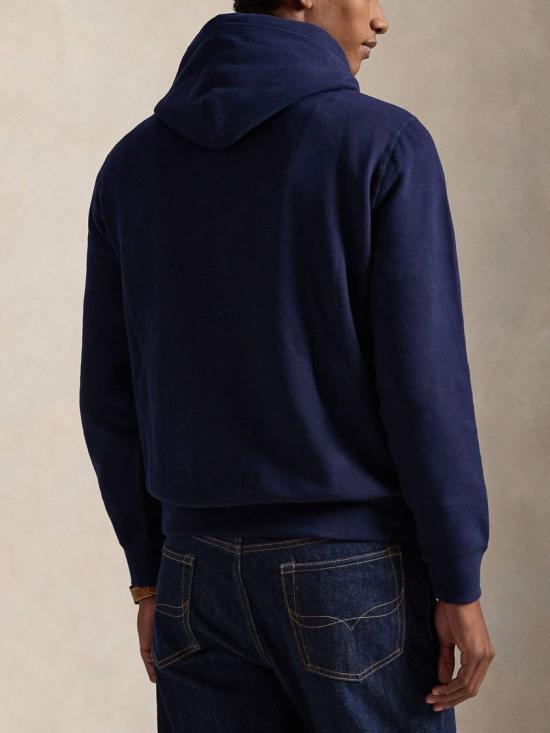 26FW 폴로 랄프로렌 포니로고 자수 후드 티셔츠 710 766778 Blue - POLO RALPH LAUREN