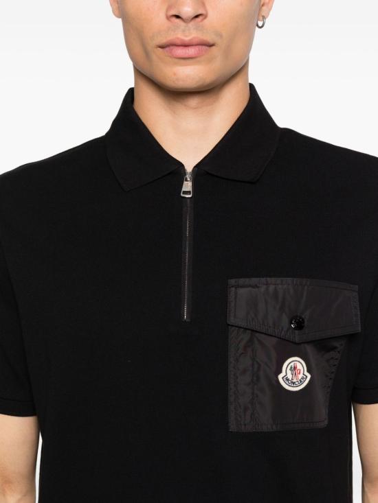 26FW 몽클레어 폴로 티셔츠 L20918A00017 89A16999 BLACK - MONCLER