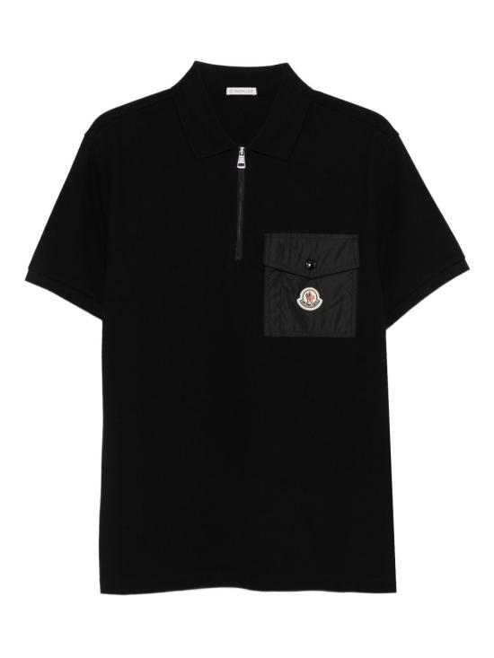 26FW 몽클레어 폴로 티셔츠 L20918A00017 89A16999 BLACK