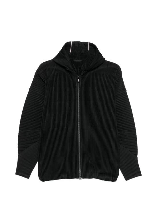 26FW 옴므 플리세 이세이 미야케 후드 티셔츠 HP68JL071 15 BLACK