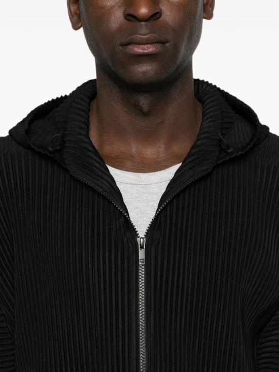 26FW 옴므 플리세 이세이 미야케 후드 티셔츠 HP68JL071 15 BLACK - HOMME PLISSE' ISSEY MIYAKE