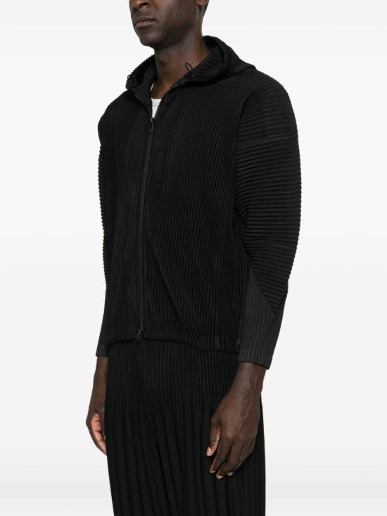 26FW 옴므 플리세 이세이 미야케 후드 티셔츠 HP68JL071 15 BLACK - HOMME PLISSE' ISSEY MIYAKE