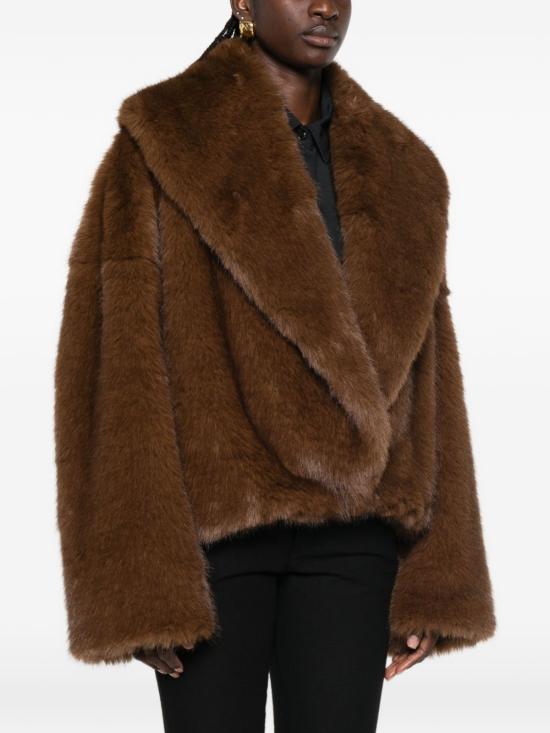 26FW 비비 쿠튀르 코트 FW26FA4 MINK BROWN - B&B COUTURE