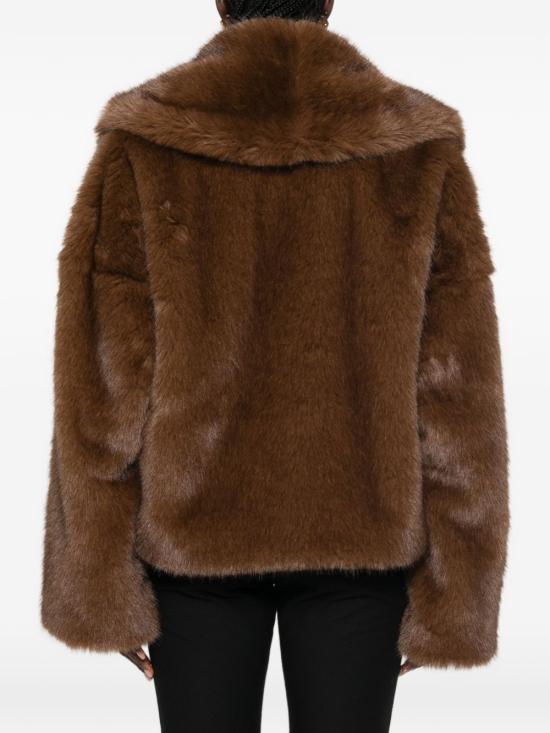26FW 비비 쿠튀르 코트 FW26FA4 MINK BROWN - B&B COUTURE