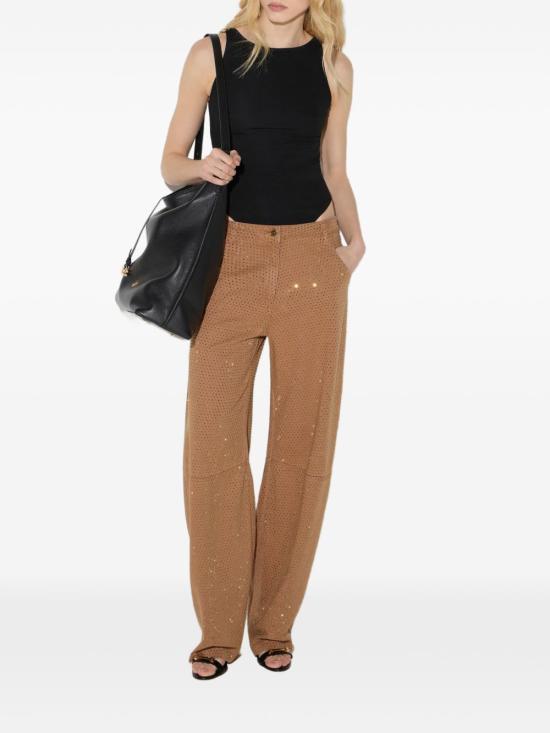 26FW 엘리자베타프랜치 수트 팬츠 PJ16D66E2 AI6 BROWN - ELISABETTA FRANCHI
