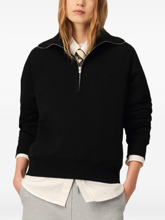 26FW 아미 터틀넥 USW798 747001 BLACK - AMI