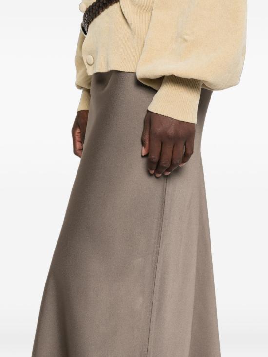 26FW 파비아나 필리피 롱 스커트 GND216F361 D9821276 BROWN - FABIANA FILIPPI