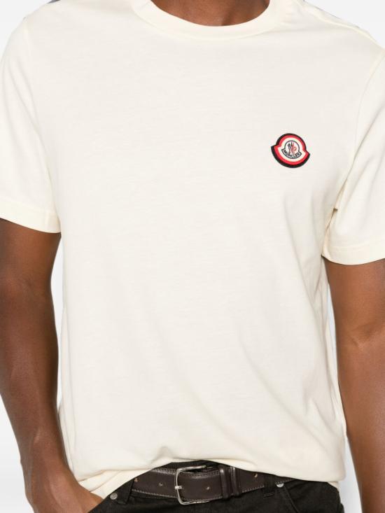 26FW 몽클레어 반팔 티셔츠 L20918C00045 89B8Y060 WHITE - MONCLER