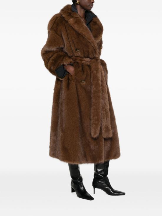 26FW 비비 쿠튀르 코트 FW26FA1 MINK BROWN - B&B COUTURE