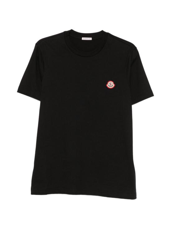 26FW 몽클레어 반팔 티셔츠 L20918C00045 89B8Y999 BLACK