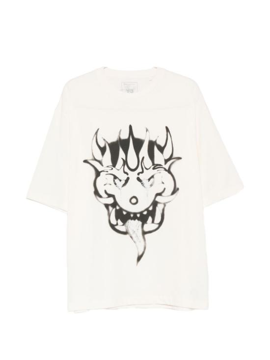 26FW 와이쓰리 반팔 티셔츠 KU2249 CWHITE