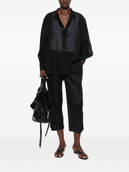 26FW 이세이 미야케 가디건 IM68FJ028 15 BLACK - ISSEY MIYAKE