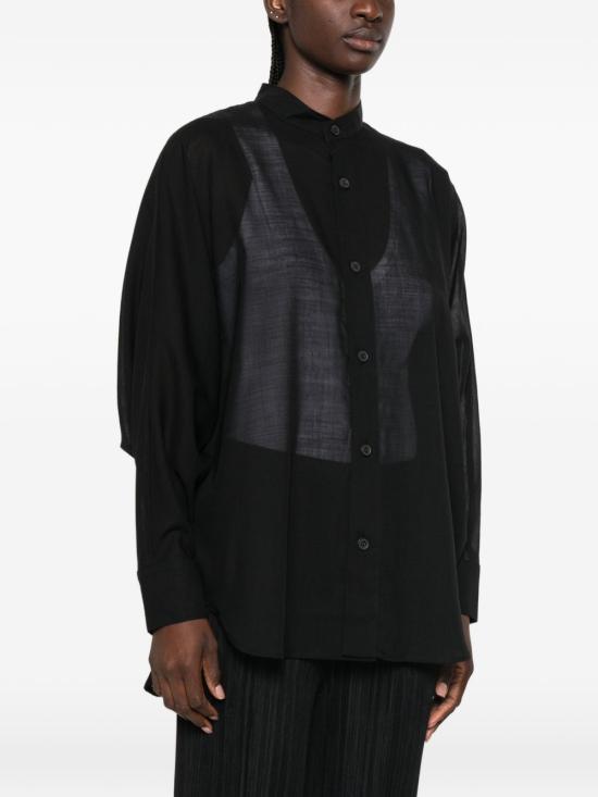 26FW 이세이 미야케 가디건 IM68FJ028 15 BLACK - ISSEY MIYAKE