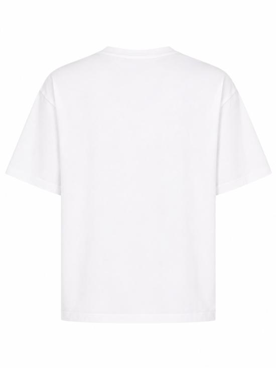 26FW 메종키츠네 폭스 헤드 오버사이즈 티셔츠 PM00109KJ0119 P100 WHITE - MAISON KITSUNE
