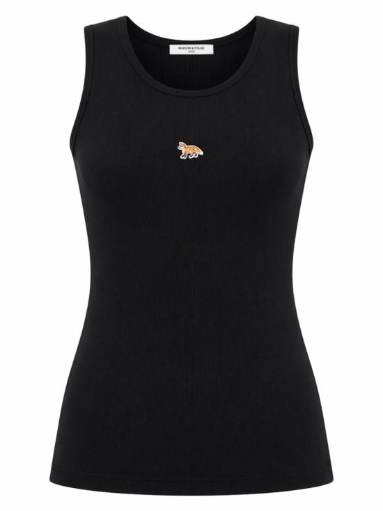 26FW 메종키츠네 베이비 폭스 탱크탑 PW00623KA0033 P199 BLACK - MAISON KITSUNE