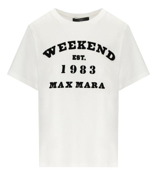 26SS 위켄드막스마라 반팔 티셔츠 2615971051600 006 S White