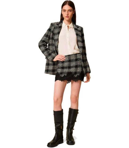 25FW 트윈셋 숏 스커트 252TT2112 12876 38 Black - TWINSET