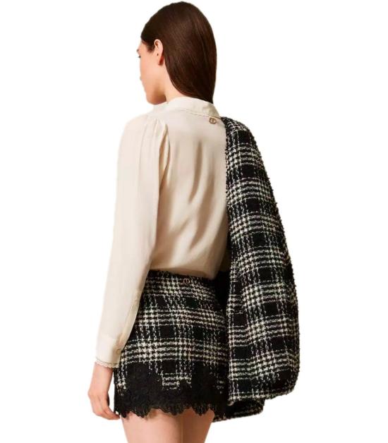 25FW 트윈셋 숏 스커트 252TT2112 12876 38 Black - TWINSET