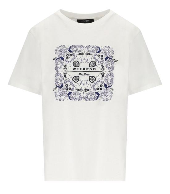 26SS 위켄드막스마라 반팔 티셔츠 2615971041600 006 S White