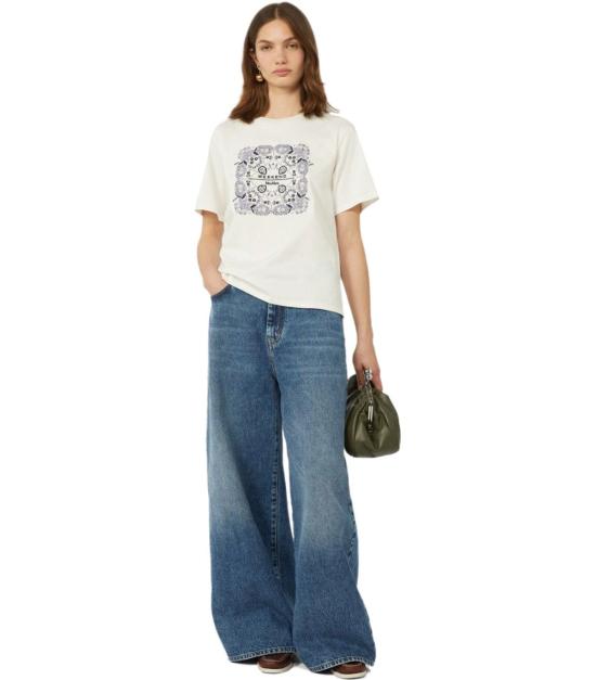 26SS 위켄드막스마라 반팔 티셔츠 2615971041600 006 S White - WEEKEND MAX MARA