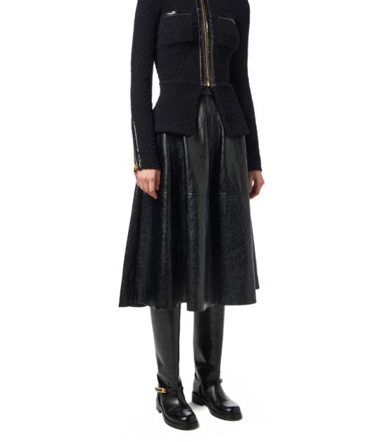 25FW 엘리자베타프랜치 롱 스커트 GO13656E2 110 38 Black - ELISABETTA FRANCHI