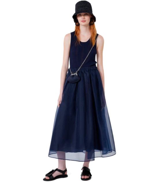 26SS 위켄드막스마라 롱 스커트 2615101032600 004 38 Blue - WEEKEND MAX MARA