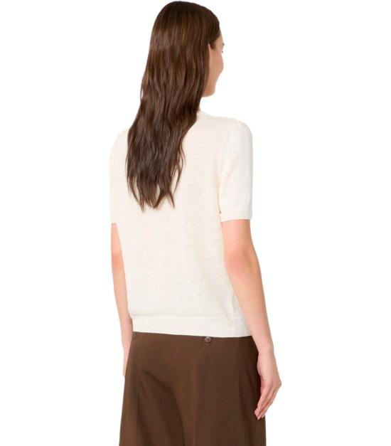 26SS 위켄드막스마라 반팔 티셔츠 2615361042600 001 XS White - WEEKEND MAX MARA