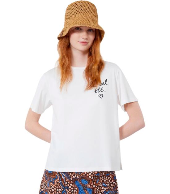 26SS 위켄드막스마라 반팔 티셔츠 2615971042600 001 XS White - WEEKEND MAX MARA
