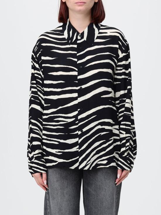 26FW 자딕앤볼테르 블라우스 WWSH02324 011 Black