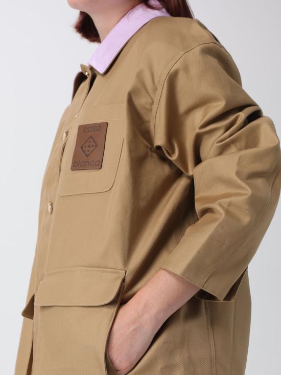 26FW 카사블랑카 자켓 WSS26JK494 01 Beige - CASABLANCA