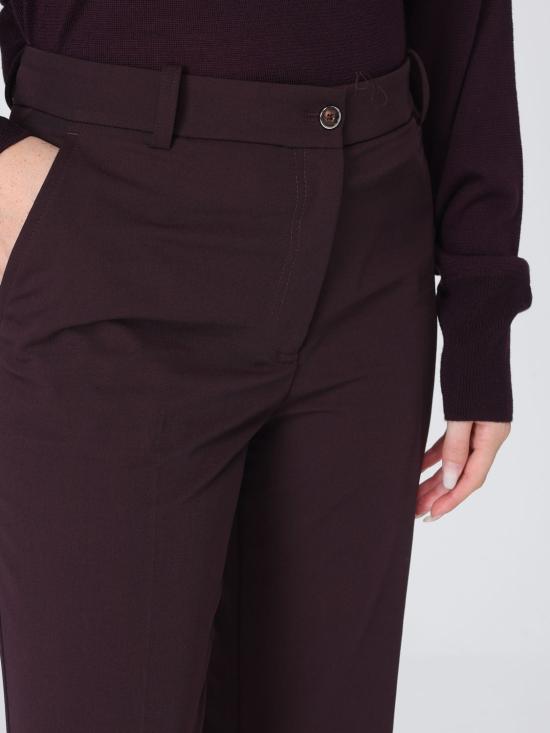 26FW 핑코 스트레이트 팬츠 107214A18E RR7 Burgundy - PINKO