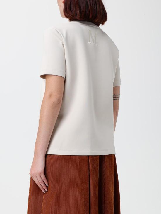26FW 에스막스마라 반팔 티셔츠 2619971023600 009 Beige - 'S MAX MARA