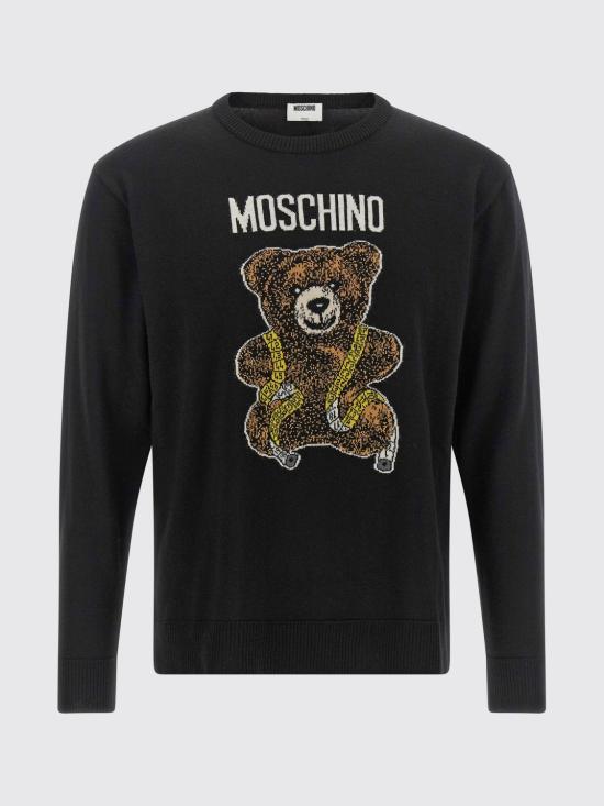 26FW 모스키노 스웨터 A09295200 1555 Black - MOSCHINO