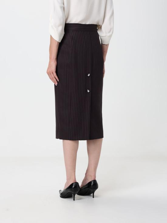 26FW 엘리자베타프랜치 미디 스커트 GO22266E2 FO8 Brown - ELISABETTA FRANCHI