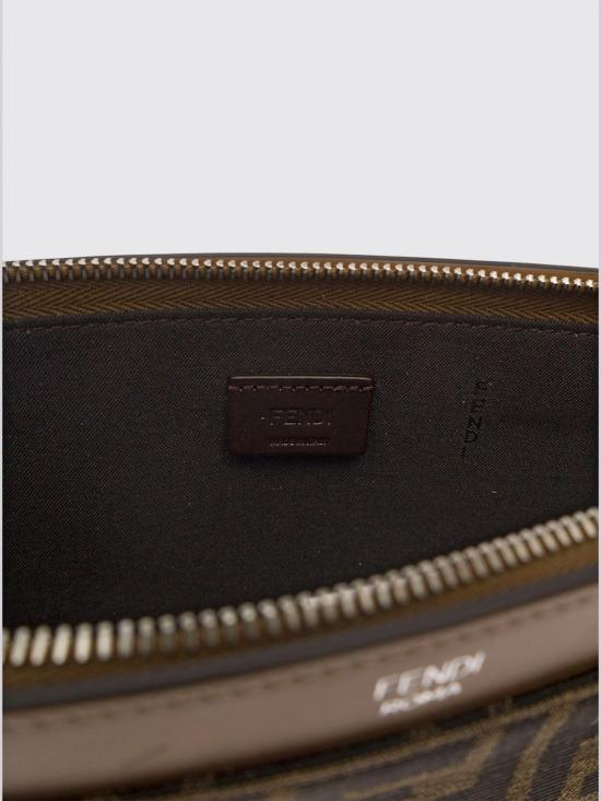 26FW 펜디 FF 라지 플랫 파우치 7N0135AFBV F1HRM Brown - FENDI