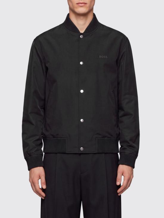 26FW 보스 봄버 자켓 50564412 001 Black