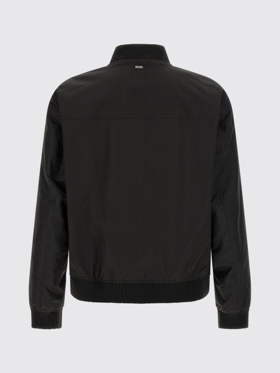 26FW 보스 봄버 자켓 50564412 001 Black - BOSS