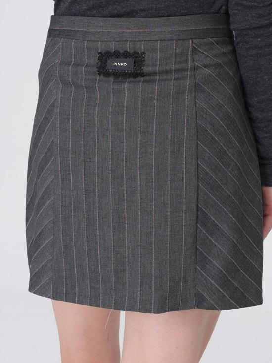 26FW 핑코 미디 스커트 107416A3FF IN4 Grey - PINKO